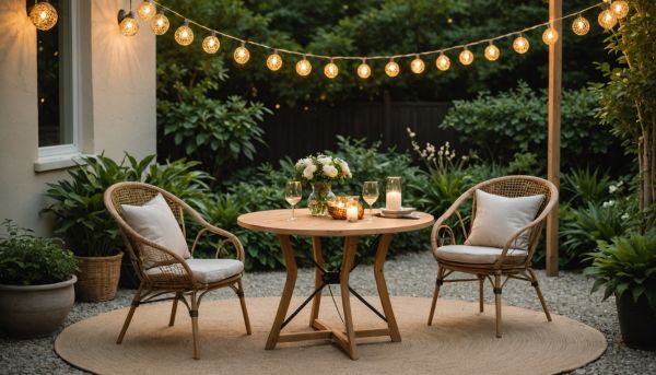 Créer un coin repas d'extérieur cosy : nos astuces