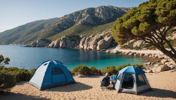 Les avantages d'un camping en bord de mer en corse