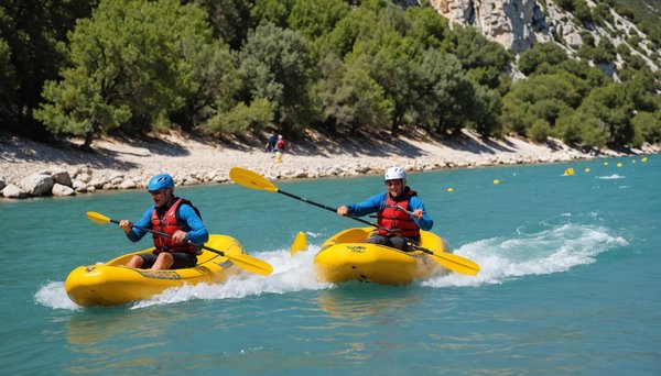Les sports nautiques à pratiquer dans les gorges du verdon avec les camping terra verdon