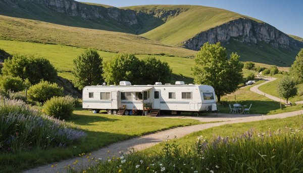 Vacances en mobil home près de Saint-Cirq-Lapopie