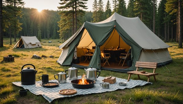 L'équipement essentiel pour un aménagement extérieur réussi d'un camping cottage
